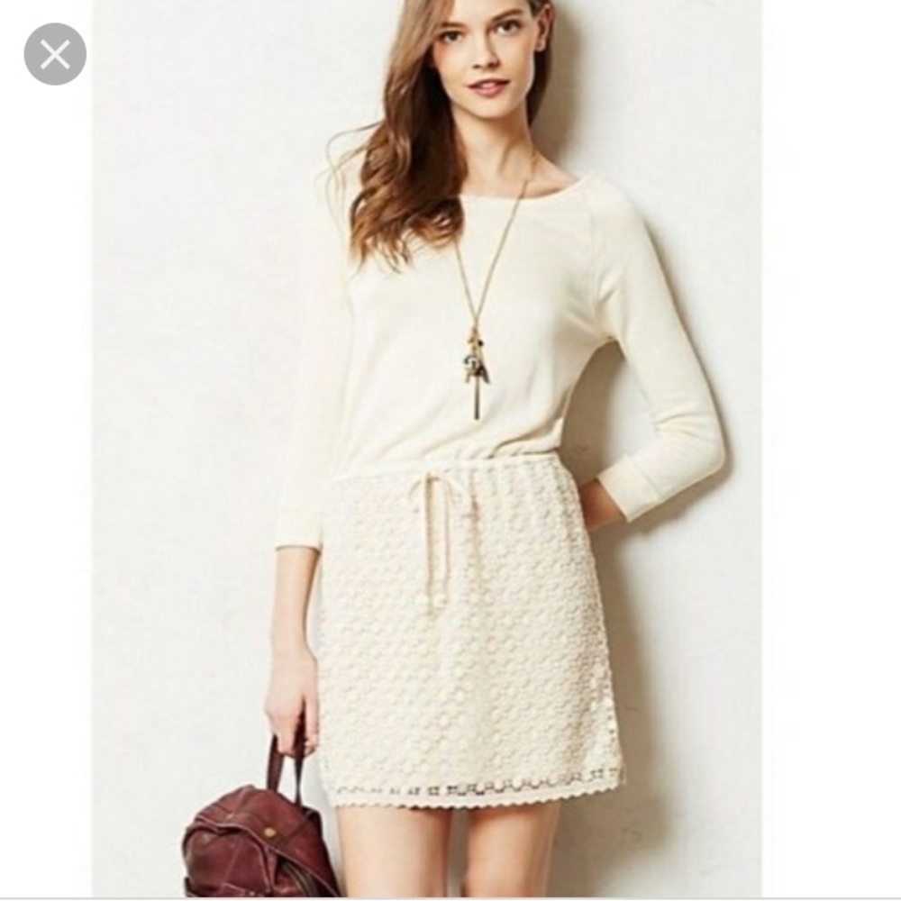 Saturday Sunday terry crochet dress